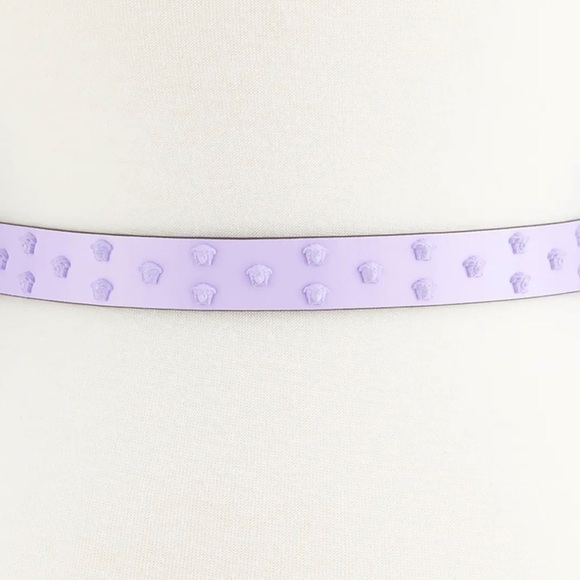 VERSACE Medusa Allover Stud Belt